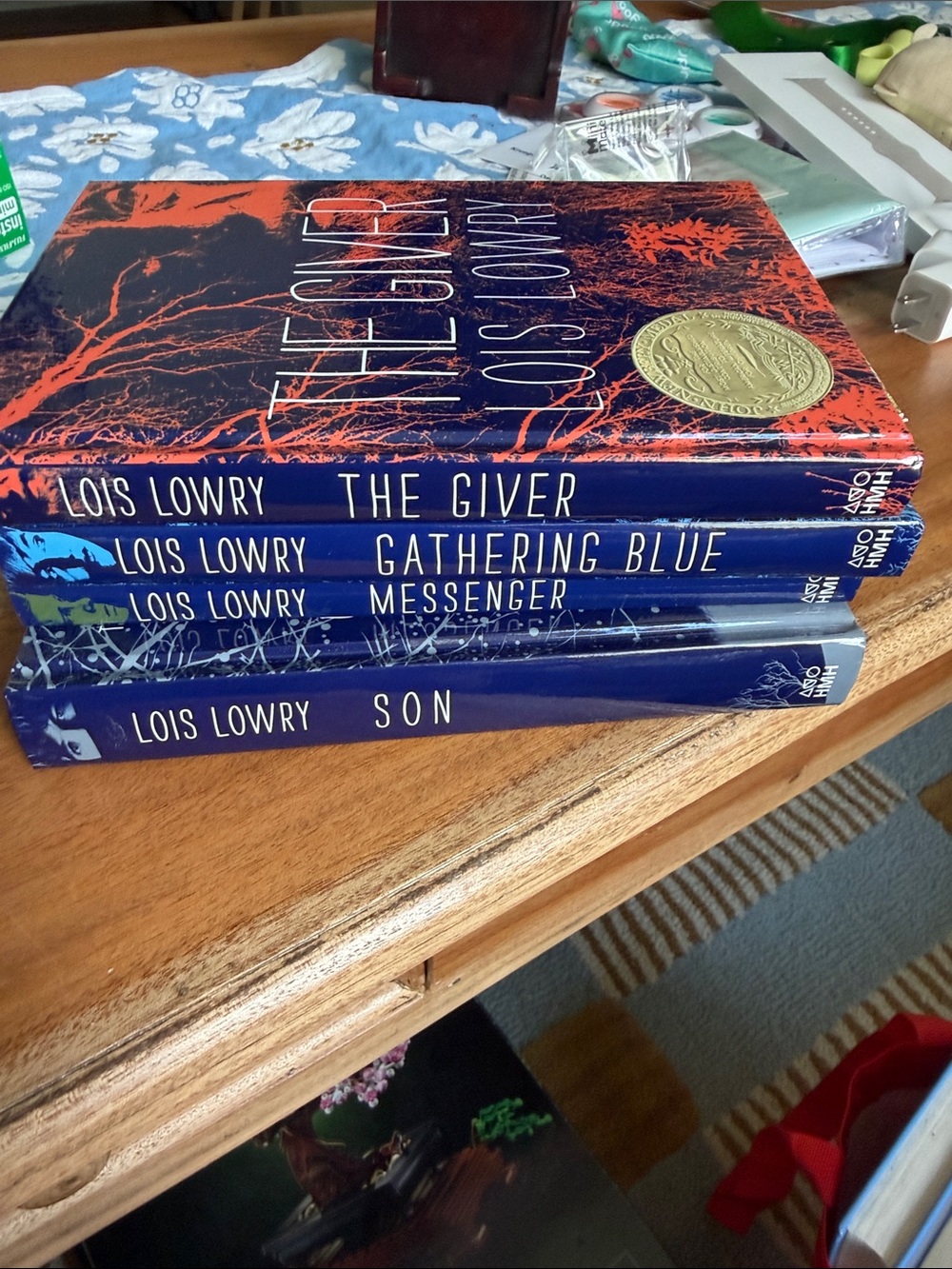 Blue Paperback Book Set – The Giver, Gathering Blue, Messenger, Son